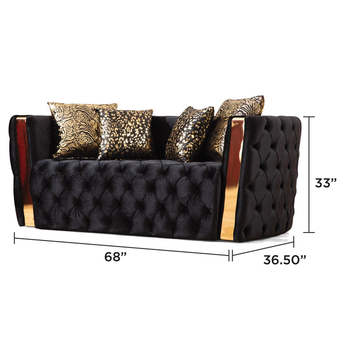 Naomi - Button Tufted Loveseat Matrix Furniture Group