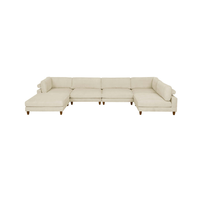 Modern Modular Sectional With Adjustable Back Support Home Essentials