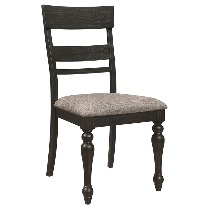 Kavita - Dining Side Chair (Set of 2) - Charcoal Furniture Max