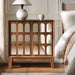 Double Door Cabinet - Walnut Home Essentials