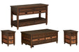 Cottage Lane - Rectangular Lift Top Cocktail Table Set Magnussen Furniture