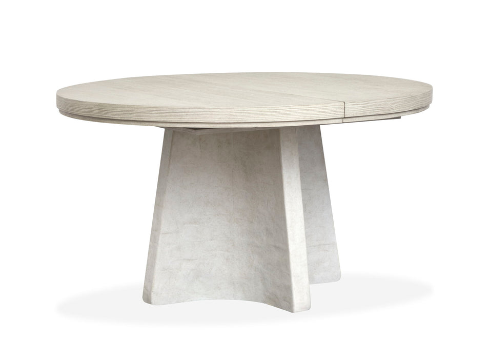 Lorelei - Extendable 54" Round Dining Table - Misty Cloud Magnussen Furniture