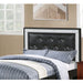 Glamours Style Bed With Diamond Tufted Padded Headboard Home Essentials