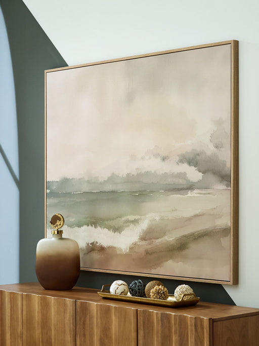 Vallus - Wall Art - Blush / Green / Gray Signature Design by Ashley®