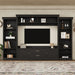 Elegant Entertainment Center Wall Unit With Bookshelves Hearth and Haven