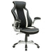 Adjustable Height Office Chair With Ergonomic Design And Swivel Mechanism - Black Furniture Max