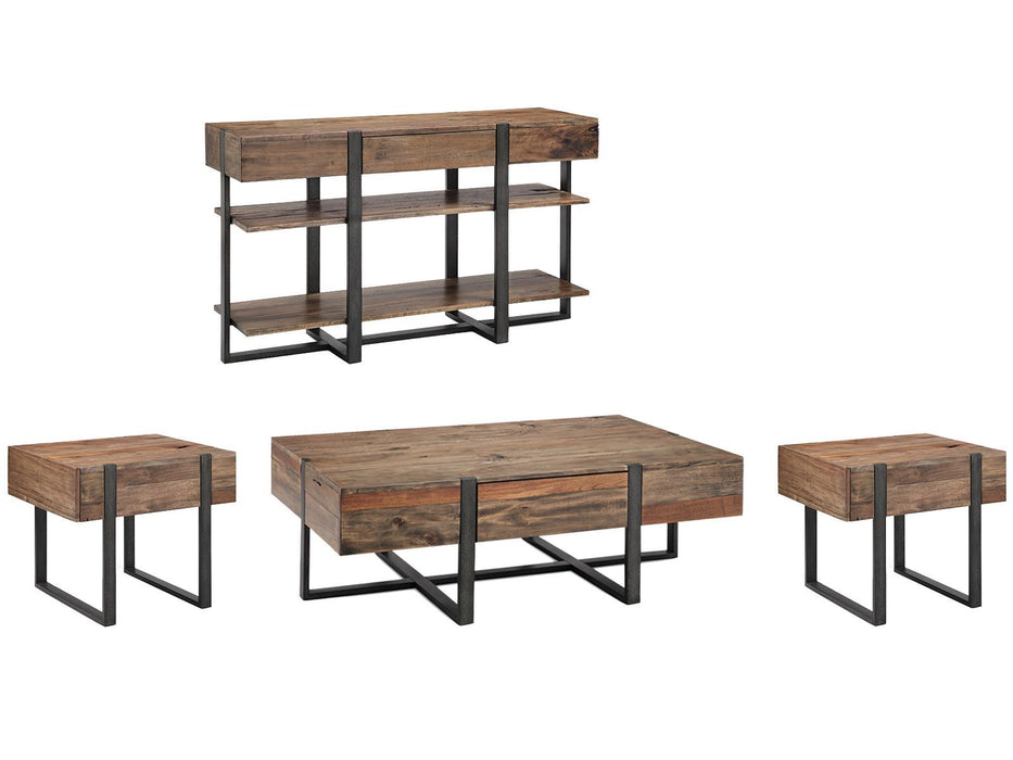 Prescott - Rectangular Cocktail Table Set Magnussen Furniture