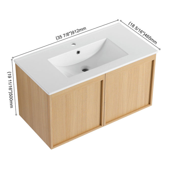 Floating Bathroom Vanity With Sink Combo Home Essentials