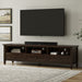 Warm Shaker - Low TV Media Stand - Brown Simpli-Home