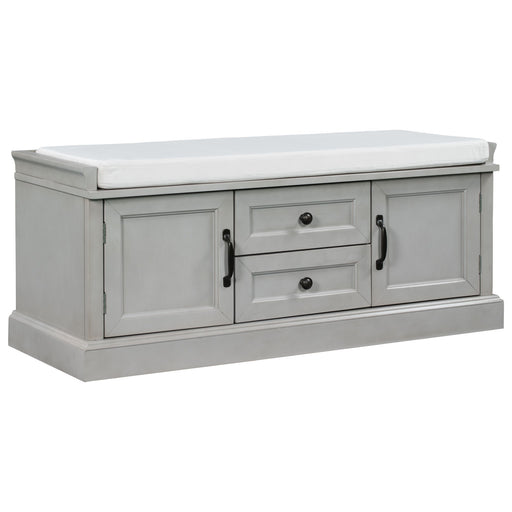 Hearth & Haven Daisy - Storage Bench With 2 Drawers And 2 Cabinets Hearth and Haven