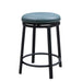 Swivel Bar Stools, Counter Height (Set of 2) - Blue Home Essentials