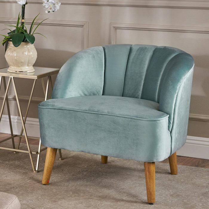 Nh-Perfect Home - Chair - Blue - Fabric