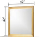 Obsession - Square Mirror - White Matrix Furniture Group