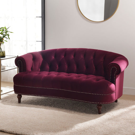 La Rosa - Victorian Chesterfield Loveseat Jennifer Taylor Home