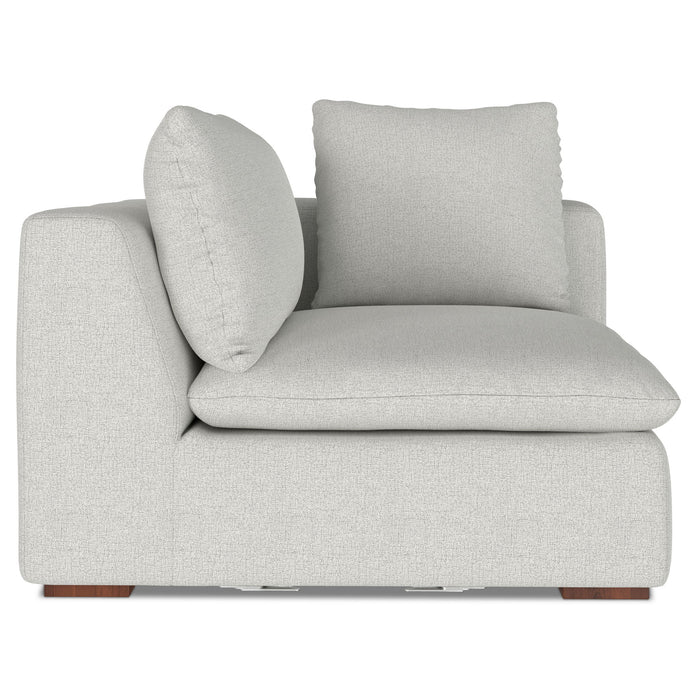 Jasmine - Right Arm Sofa Module - Gray Simpli-Home