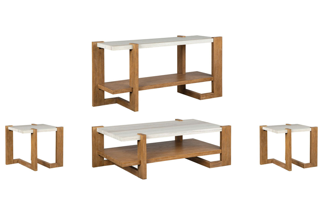 Carrington - Rectangular Cocktail Table Set Magnussen Furniture