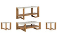Carrington - Rectangular Cocktail Table Set Magnussen Furniture