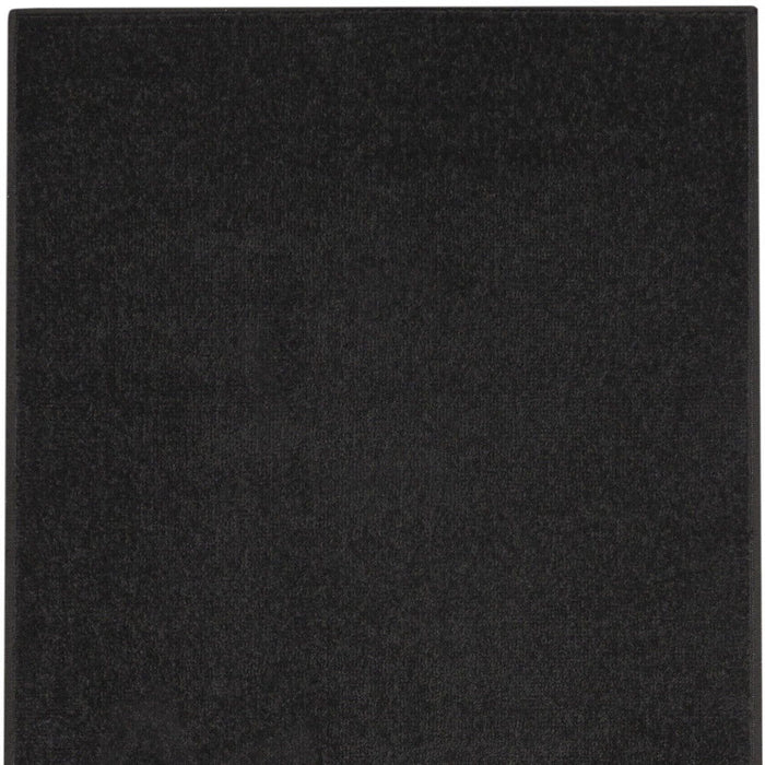 2' X 6' Non Skid Indoor / Outdoor Runner Rug - Black