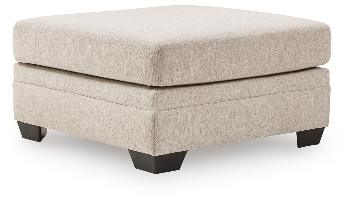 Mandi Point - Oversized Accent Ottoman - Marble Benchcraft®