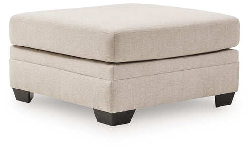 Mandi Point - Oversized Accent Ottoman - Marble Benchcraft®