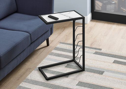Accent Table, C - Shaped, Contemporary & Modern Convenient Design 8th Street