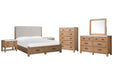 Plum Creek - Upholstered Panel Storage Bedroom Set Magnussen Furniture