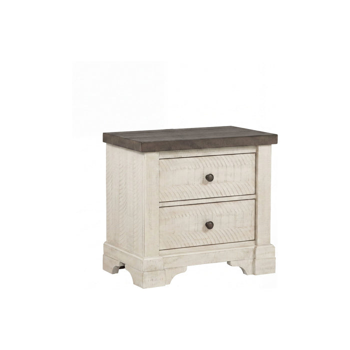 Augusta - Two Drawer Nightstand With USB Port New Classic