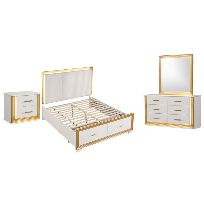 Obsession - Bedroom Set & LED Matrix Furniture Group