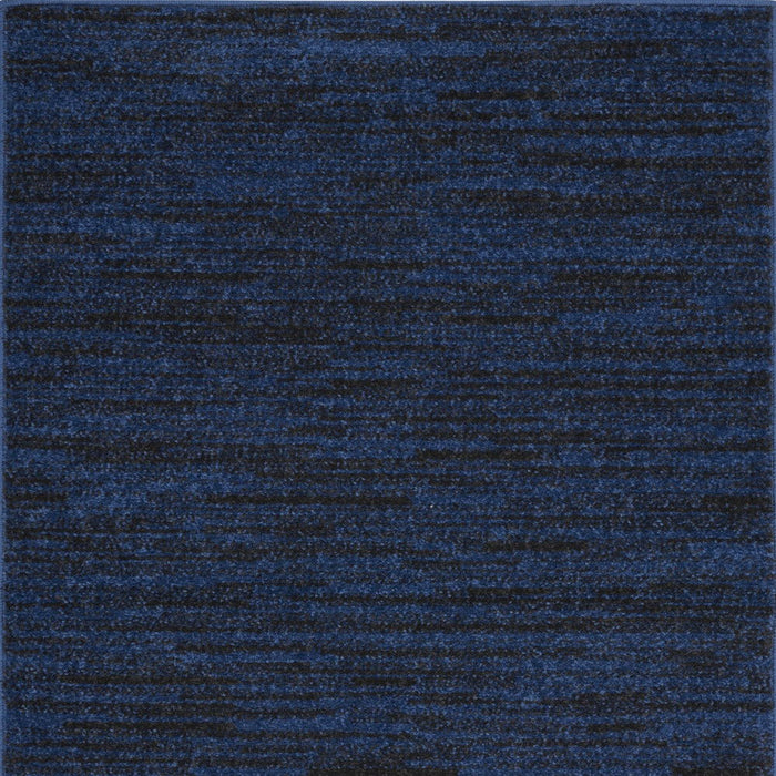 2' X 4' Stain Resistant Indoor / Outdoor Area Rug - Midnight Blue