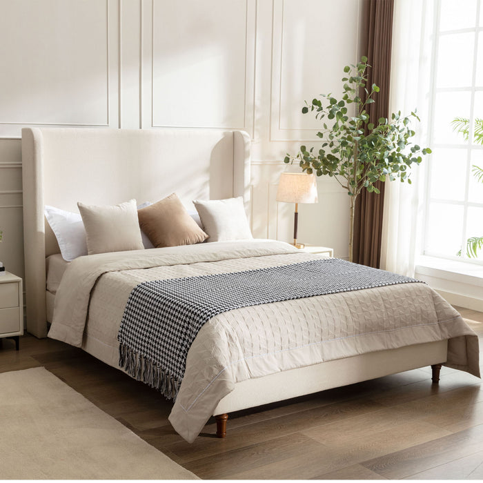 Harper - Tall Headboard Upholstered Bed House & Home Furniture