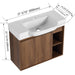 Wall Mounted Bathroom Vanity With Sink & Soft Close Door Home Essentials