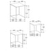Vestal - 3 Piece Rectangular Nesting Table Set - Gray Furniture Max