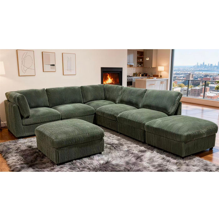 Modern Reversible Modular Sectional Home Essentials