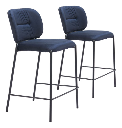 Plat - Counter Stool (Set of 2) Zuo Modern