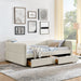 Upholstered Daybed & 2 Drawers Home Essentials