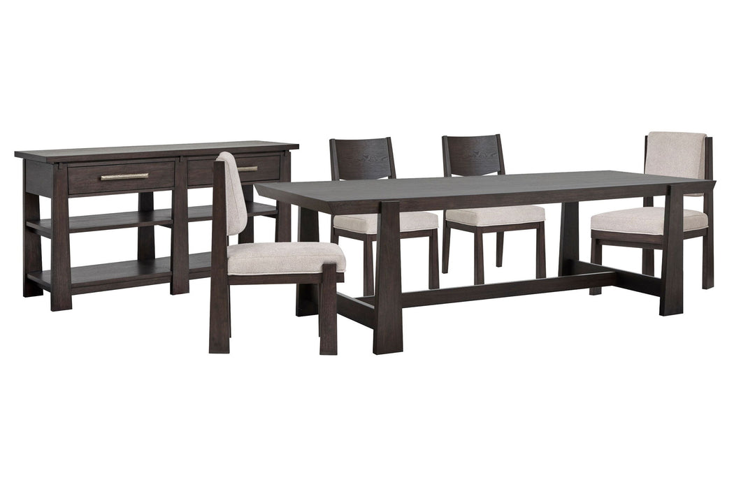 Tauren - Trestle Dining Table Set Magnussen Furniture