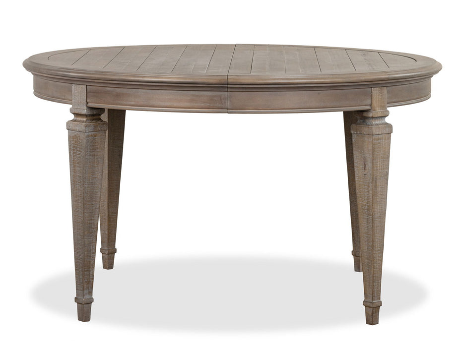 Lancaster - Round Dining Table - Dovetail Gray Magnussen Furniture