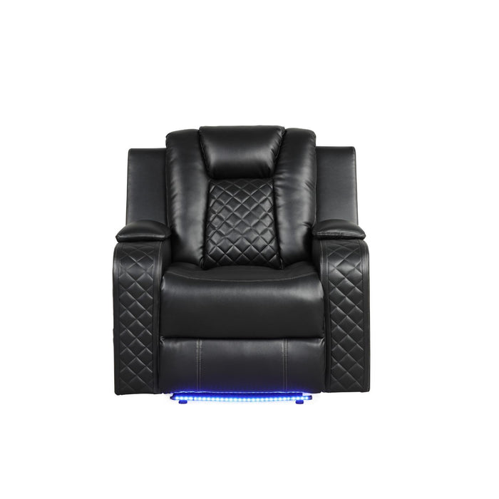 Benz - LED & Power Recliner Chair With Adjustable Headrest Matrix Furniture Group
