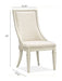 Newport - Dining Arm Chair With Upholstered Seat & Back (Set of 2) - Alabaster Magnussen Furniture