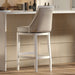 Modern Swivel Stool With Tall Back Home Essentials