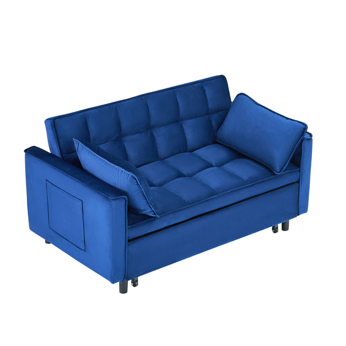 Sofa Bed With Pockets, 3 In 1 Convertible For Living Room Home Essentials