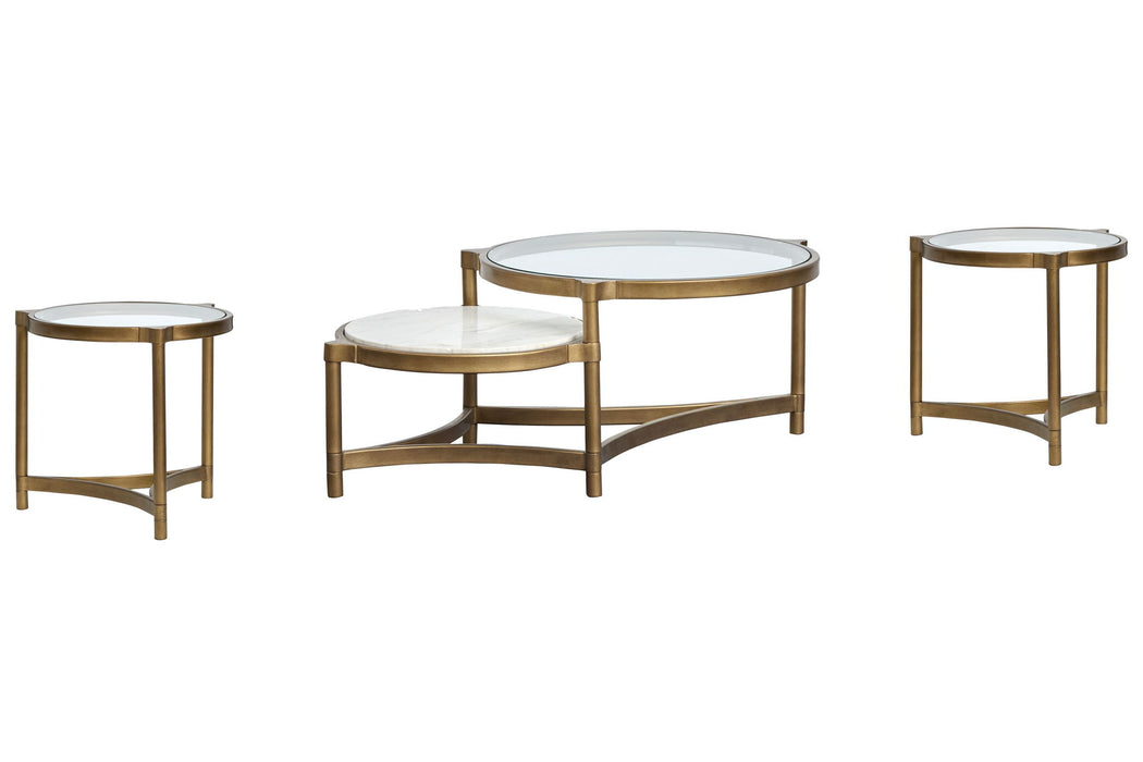 Cassidy - Shaped Cocktail Table Set Magnussen Furniture