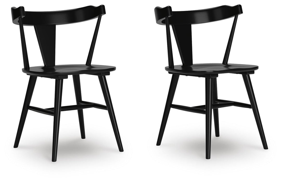 Gretlynn - Dining Room Side Chair (Set of 2) - Black Signature Design by Ashley®