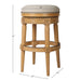 Rustic Elegance Backless Swivel Stool Home Essentials