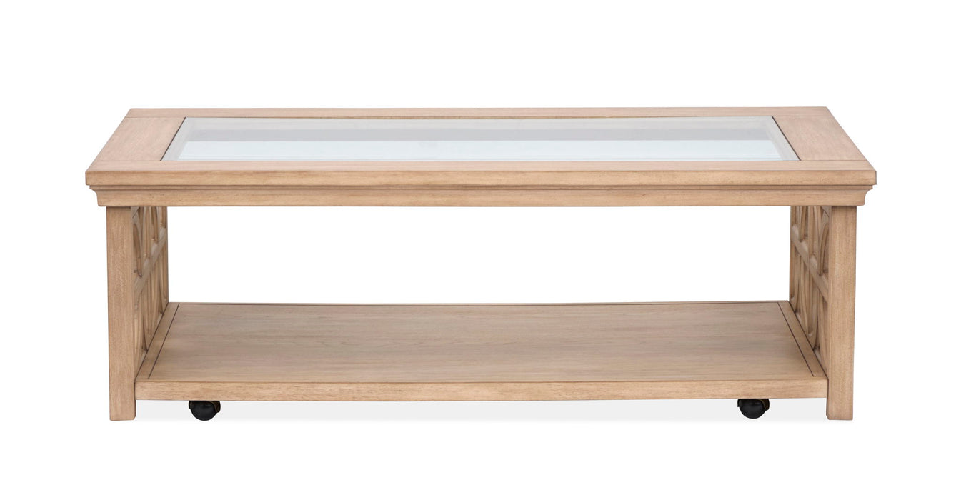 Coventry - Rectangular Shelf Cocktail Table Set Magnussen Furniture