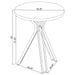 Edgerton - Round Height Bistro Bar Table - Dark Oak Furniture Max