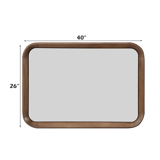 Harvey - Accent Mirror - Walnut ACME