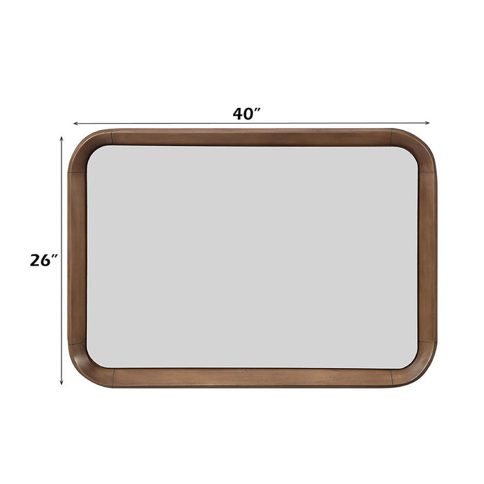 Harvey - Accent Mirror - Walnut ACME