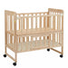 Portable Mini Baby Crib 5 In 1 Convertible With Foldable Storage - Natural Wood Home Essentials