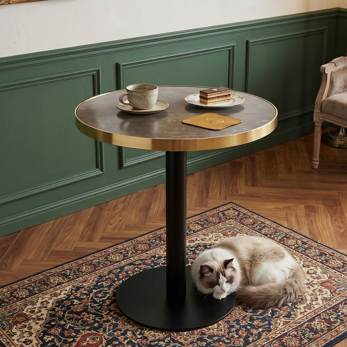 Elegant Round Bistro Table Home Essentials